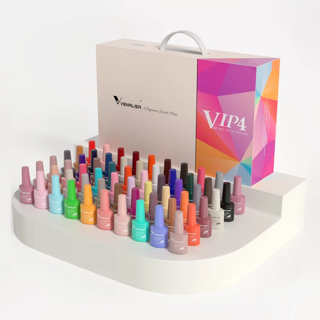 Kit de vernis gel VIP4 60 couleurs sans HEMA